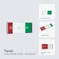 Preview: Tuerschild Tenuis frei belegt